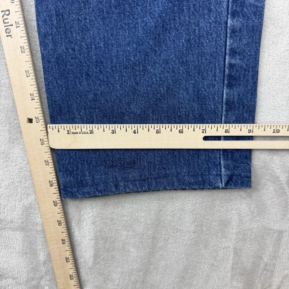Vintage 1998 Levi's 607 Orange‎ Tab Jeans Mens 34x29 Japan Market Straight Leg